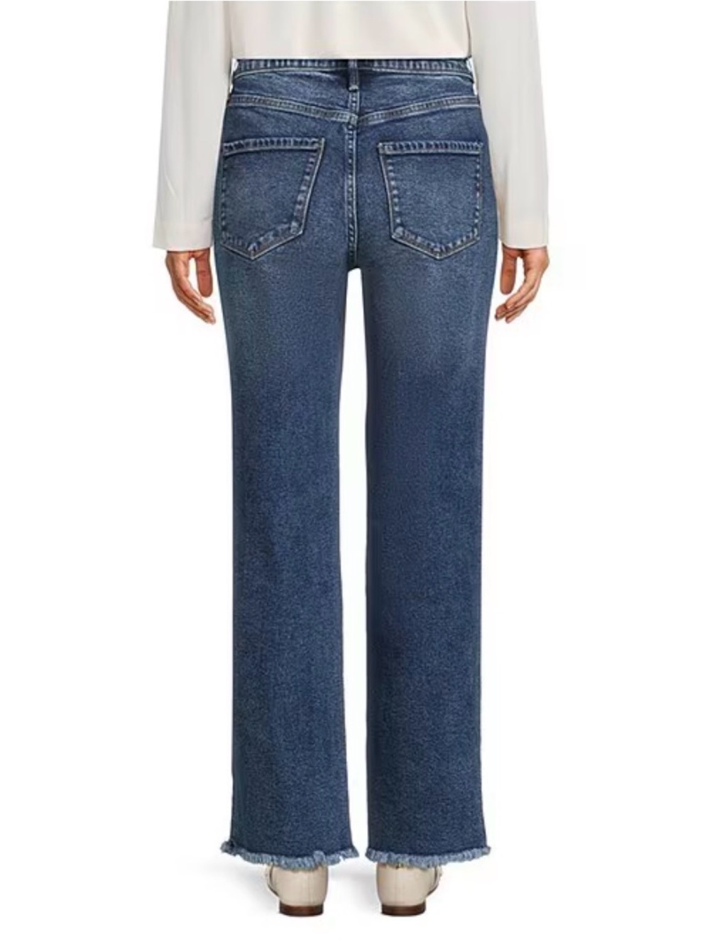 NWT Code Bleu Petite Size Stretch Denim Straight Leg High Rise Jeans - Picture 2 of 8